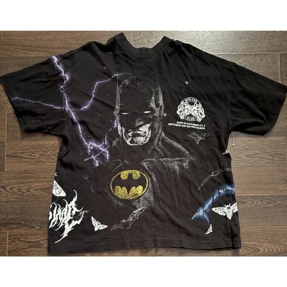 Darc Sport x BATMAN "SIDE BY SIDE" Premium Oversized Tee Sz Medium - Picture 1 of 13